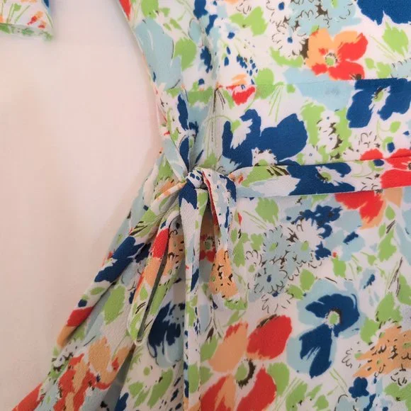 Lauren Ralph Lauren Floral Fit & Flare Dress Size 8 - Picture 8 of 10